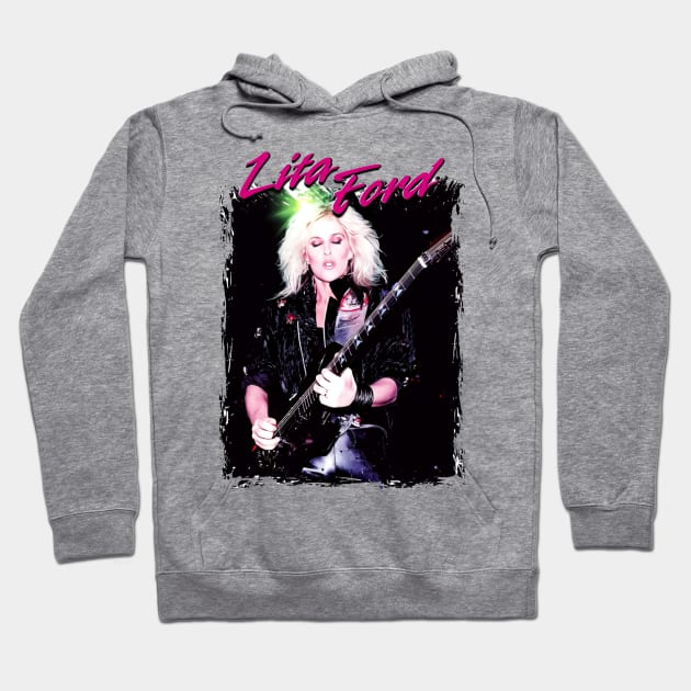 Rock woman_musician_8 Hoodie by Press Play Ent